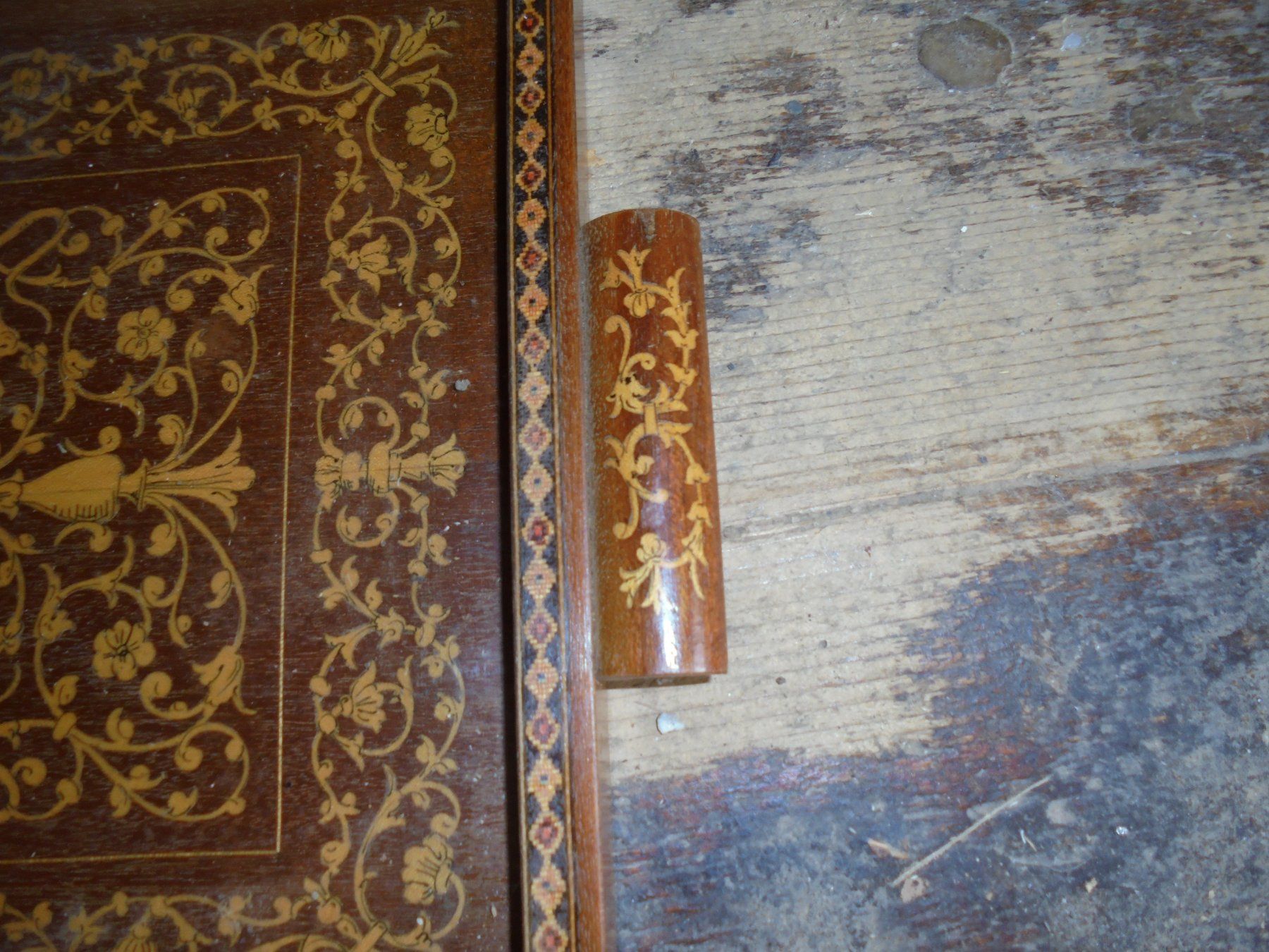 Piatti di portata: dekoratives Holz Serviertablett / Servierplatte – Usato da Rüschegg-Heubach venduto da Ofen111 3