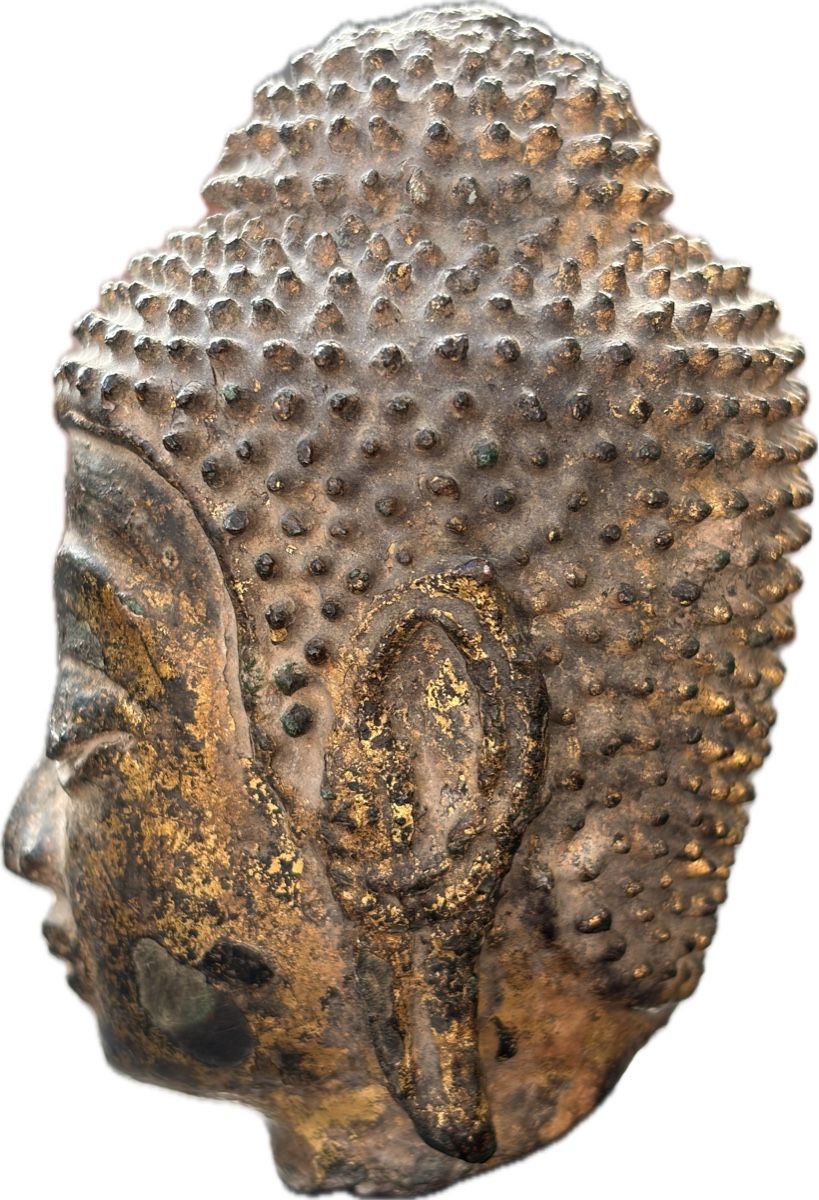 Skulpturen & Statuen: Tête de Bouddha  – Gebraucht aus Cheyres von Gr33 2