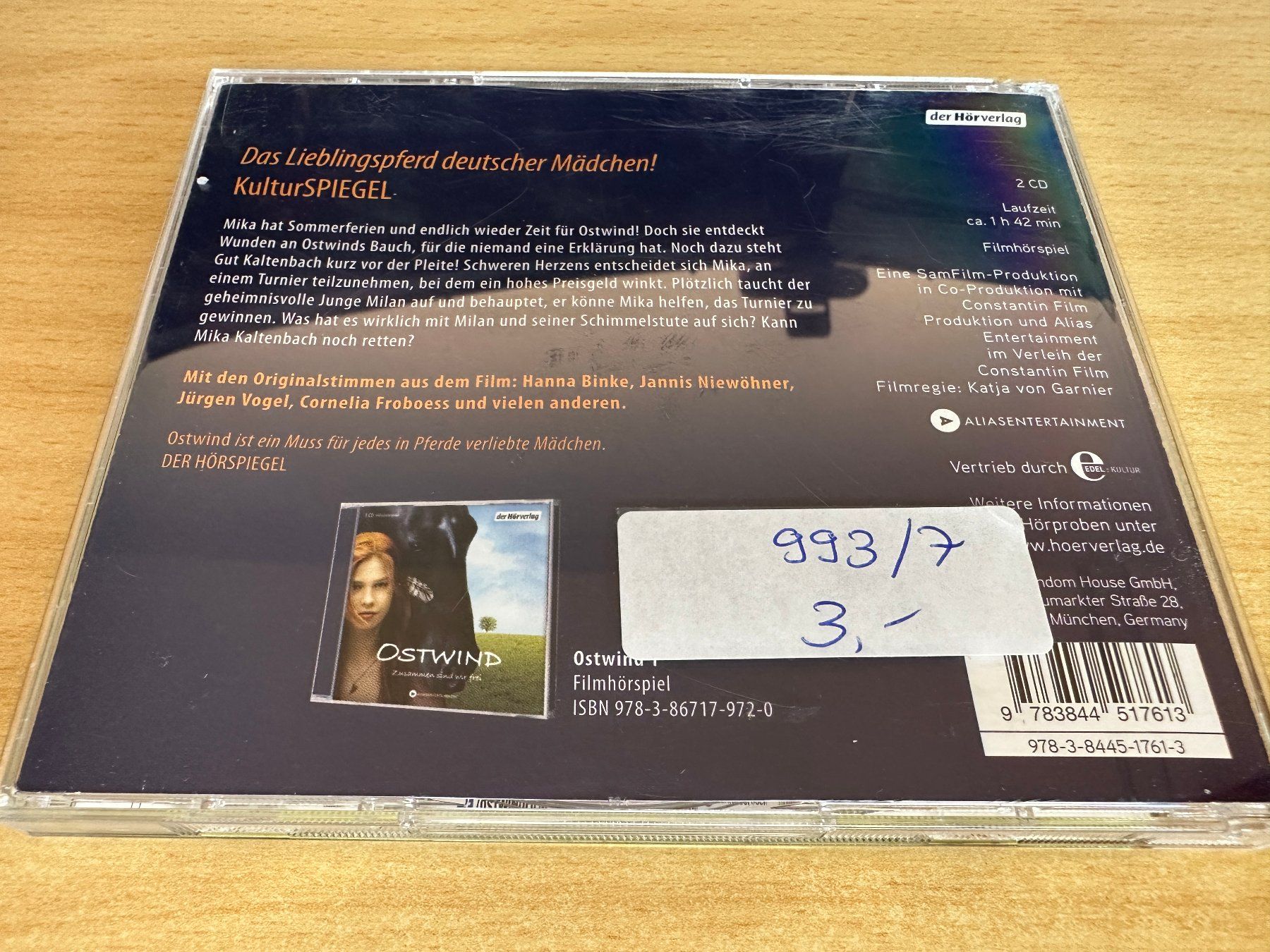 Audiolibri: Various – Ostwind 2 - 2 CD – Usato da Rikon im Tösstal venduto da Alpenmutz 1