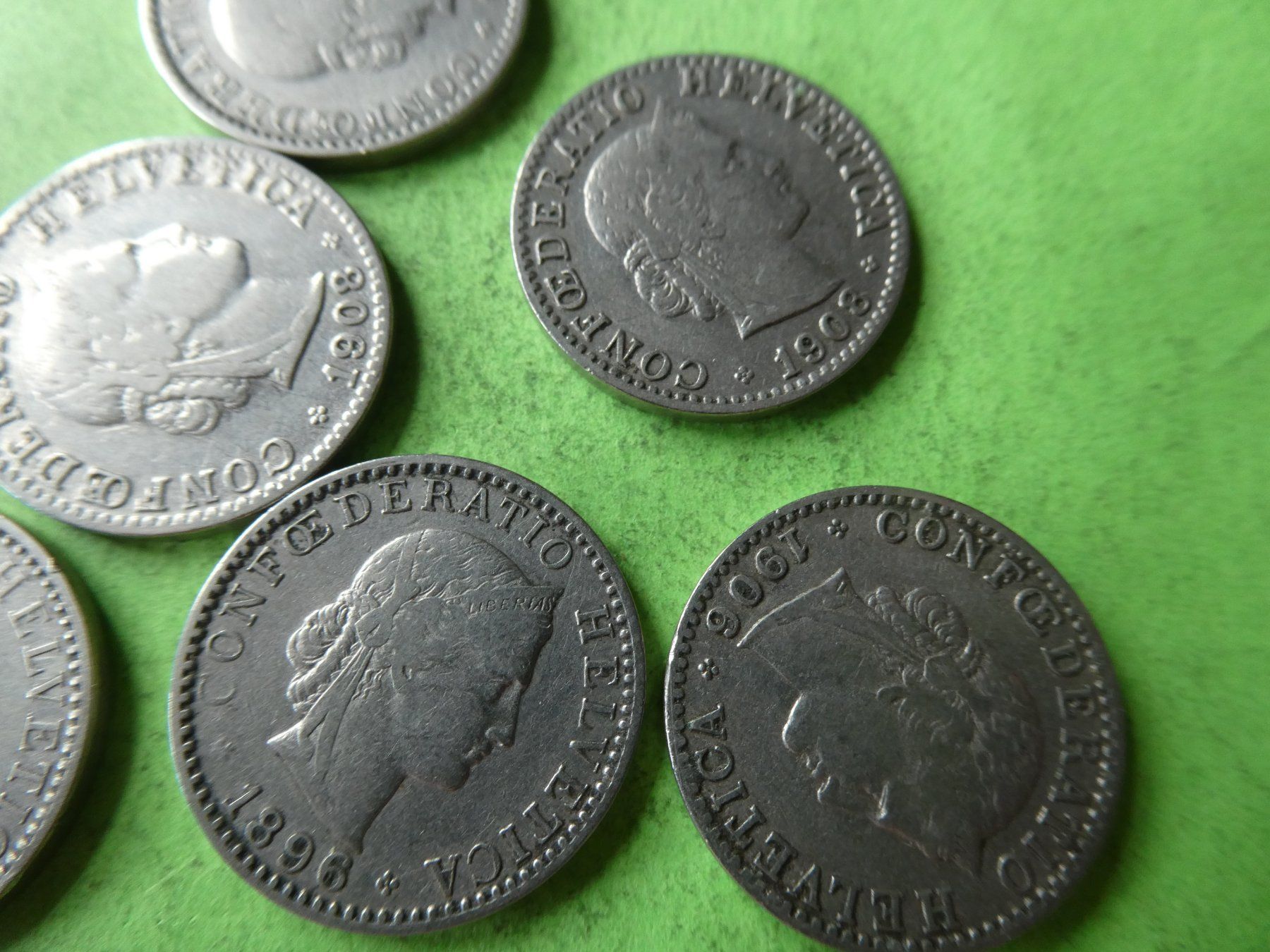 Tutti le monete: Schweiz ab 1884,  Konvolut uralte 20-Räppler – Usato da Hinterforst venduto da Rohusri 2