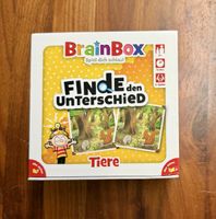 BrainBox Finde den Unterschied Tiere Spiel ab 6 J.