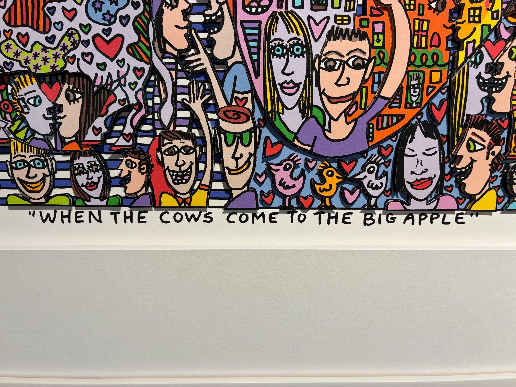 Dipinti: James Rizzi / When the Cows come to the big Apple – Usato da Berg TG venduto da Blabla80 2