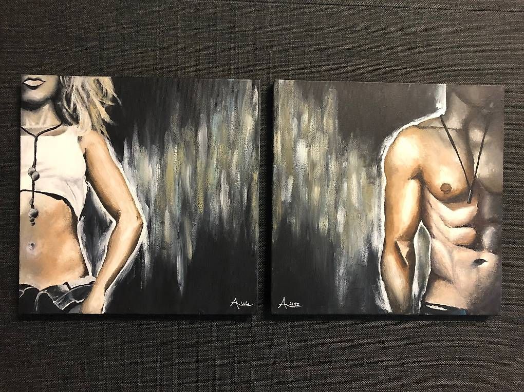 Dipinti: Kunstmalerei Acryl auf Leinwand – Usato da Laax GR venduto da MountainAnd