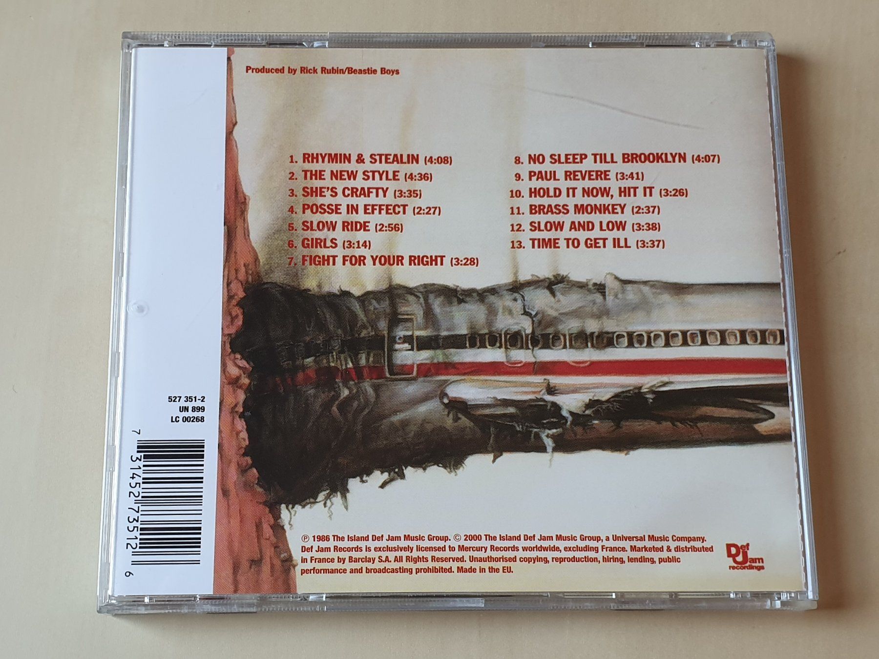 CD: Beastie Boys Licensed to ill – Usato da Stansstad venduto da collectorsshop 1