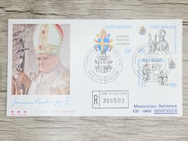 CL05 Enveloppe + Timbre Poste Vaticane 1985