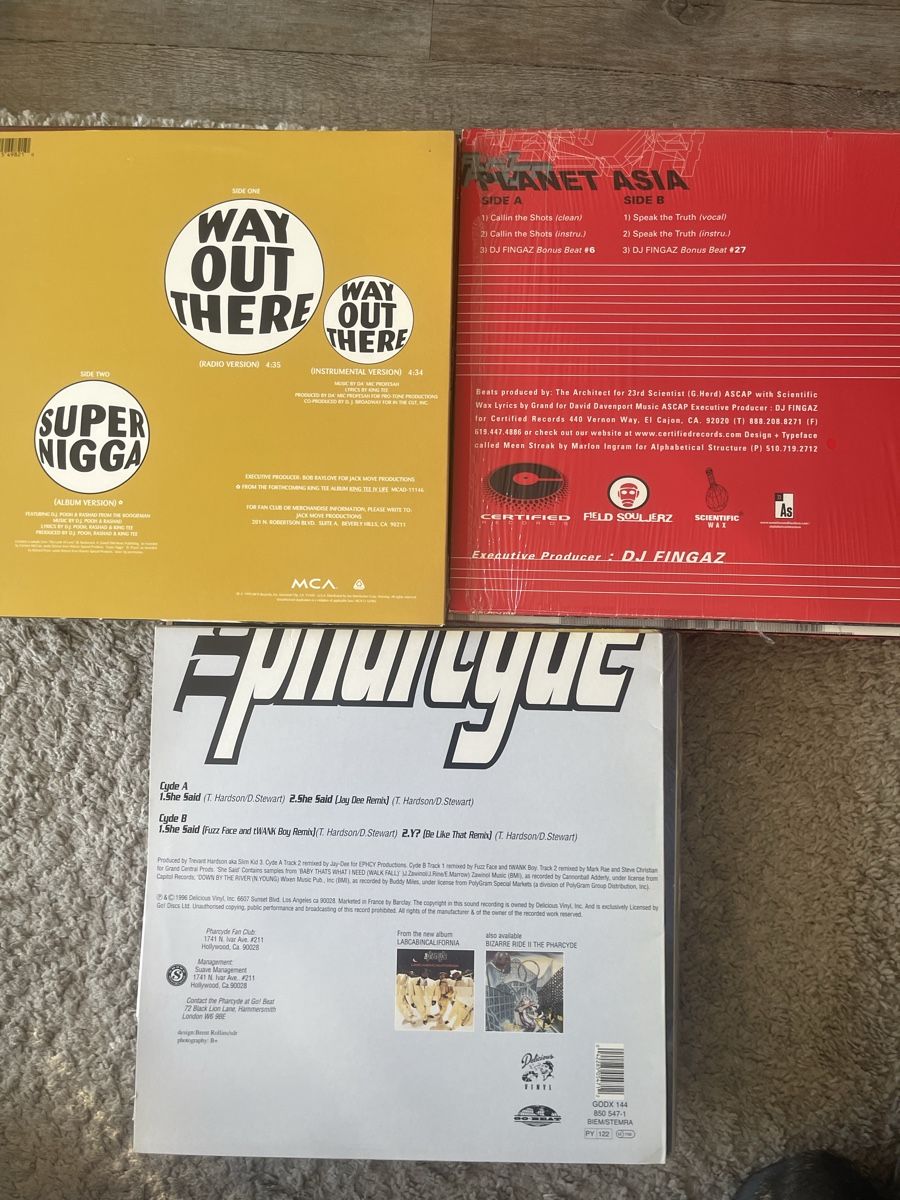 Dischi in vinile: 3x US hiphop Maxis / Paket 8 – Nuovo (secondo la descrizione) da Dagmersellen venduto da stonefinger 1