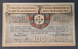 100 PFENNIG / EUTIN 1920