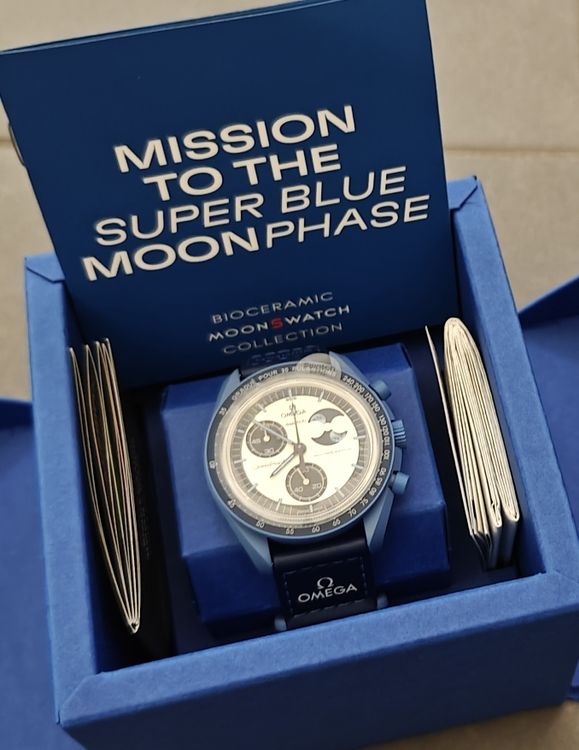 Omega x Swatch Moonswatch Mission to the Super Blue Moon Kaufen auf Ricardo