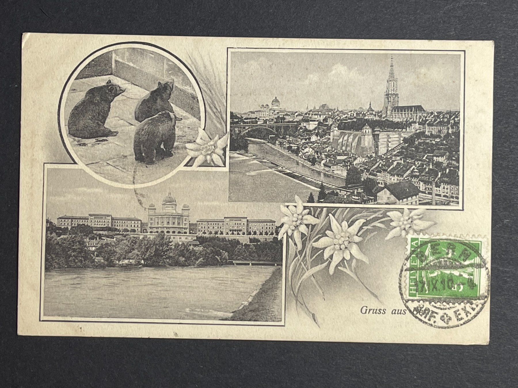 Ansichtskarten: Gruss aus Bern – Gebraucht aus Steg VS von _vinci_