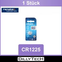 Renata CR1225 Lithium Knopfzellenbatterie - 1 Stk.