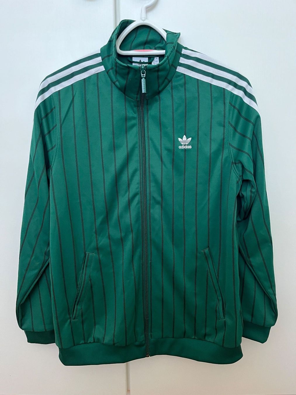 Adidas Giacche: Adidas Trainerjacke Grün Gestreift – Usato da Zürich venduto da ale_g7ty