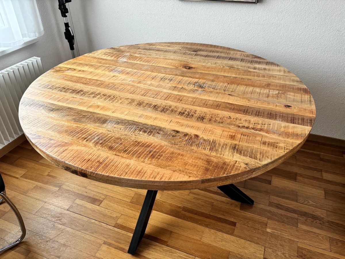 Tables: Esstisch rund Mangoholz – D'occasion à Bern par LiMo92 1