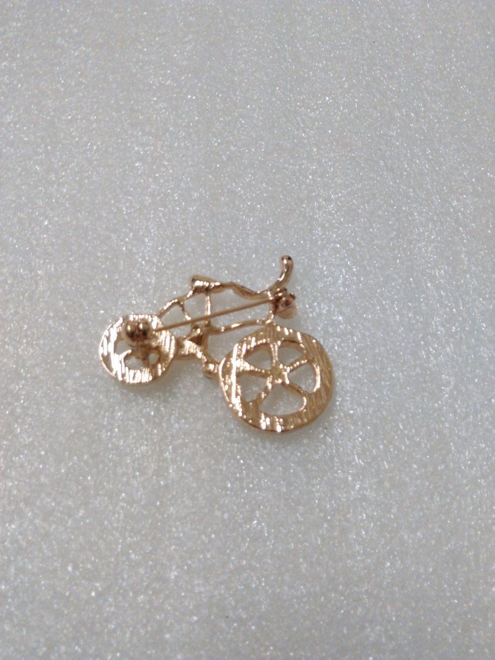 Broschen & Nadeln: MODESCHMUCK BROSCHE;EIN VELO;VERGOLDET – Neu (gemäss Beschreibung) aus Basel von bijoutrie_4 3