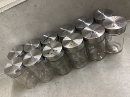 1x Spice jar glass + metal lid🌶 Gewürzdose Glas + Deckel
