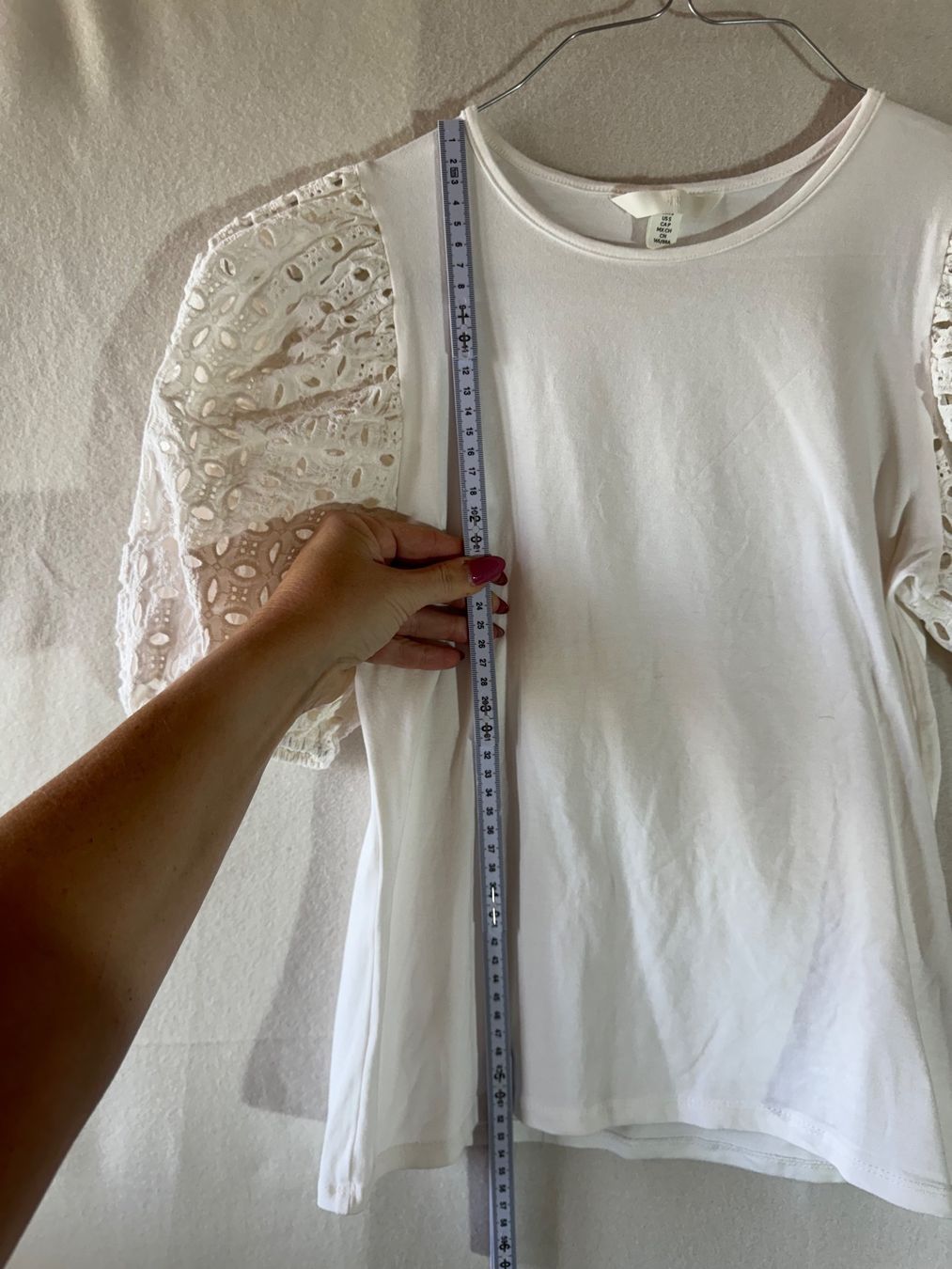 H&M Blusen: weisse Bluse von H&M Gr. S – Gebraucht aus Grosswangen von second_hand_dress 4