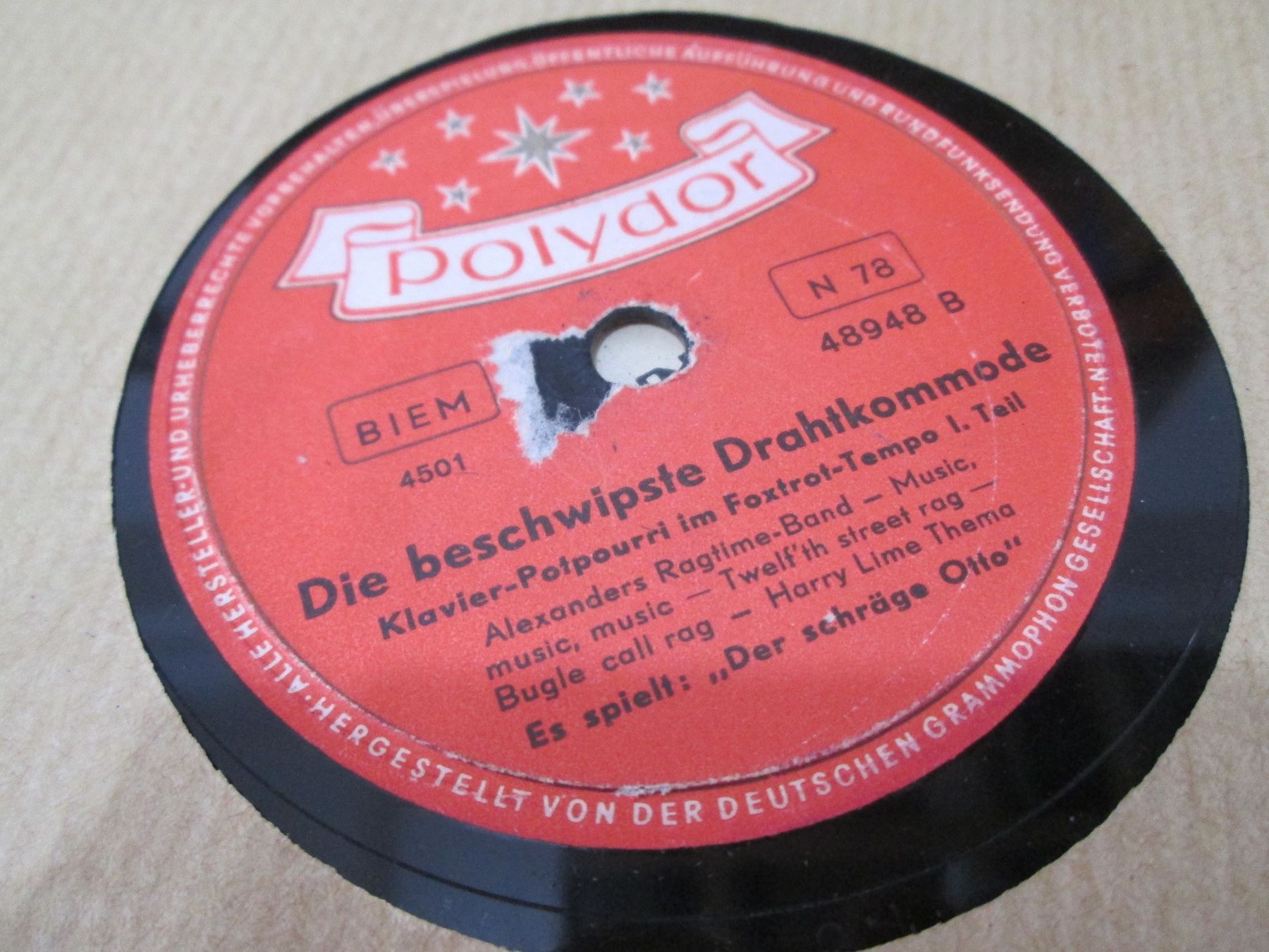 Schallplatten: DISQUES 78 TOURS – Gebraucht aus Lausanne von Leag 8