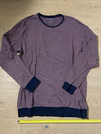 LIVERGY Herren-Pyjama oberteil, gestreift, Gr. L 52/54