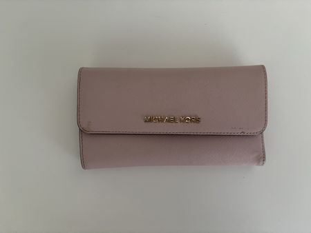 Michael Kors Geldbörse Rosa Leder Damengeldbörse