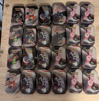 24 Leere Pokemon Mini Tin aus Black Bolt & White Flare