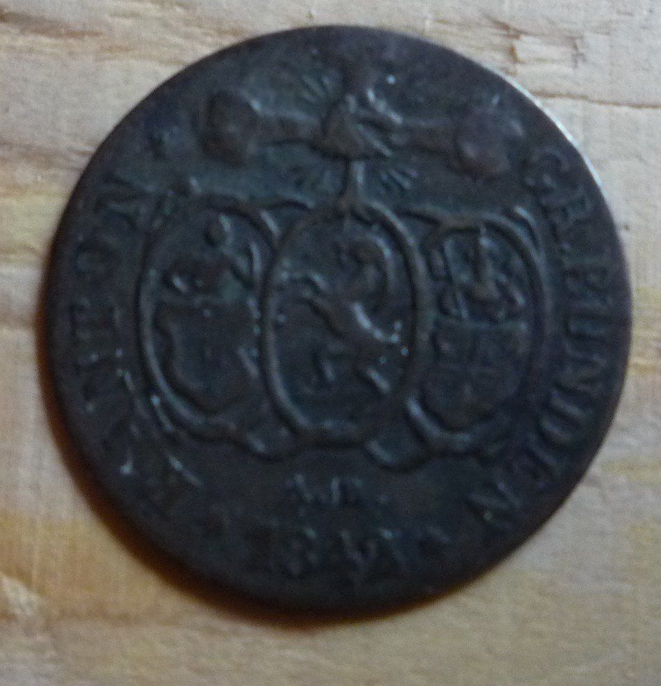 Tutti le monete: 1/6 Batzen Graubünden, 1842, ss – Usato da Rieden SG venduto da Sammelfreund