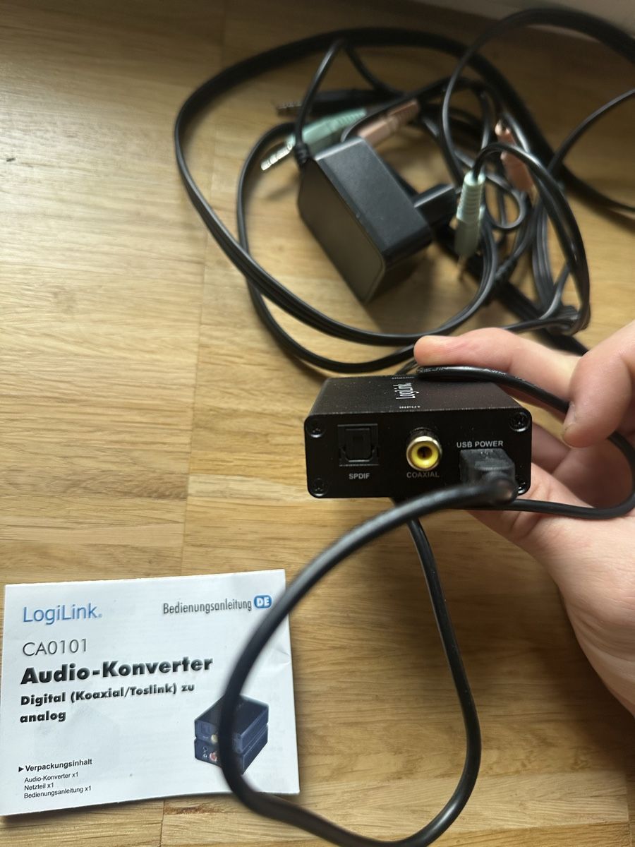 Convertitori: LogiLink Audio Converter CA0101: Optimiere das Klangerlebnis – Usato da Basel venduto da donald_duck_313 4