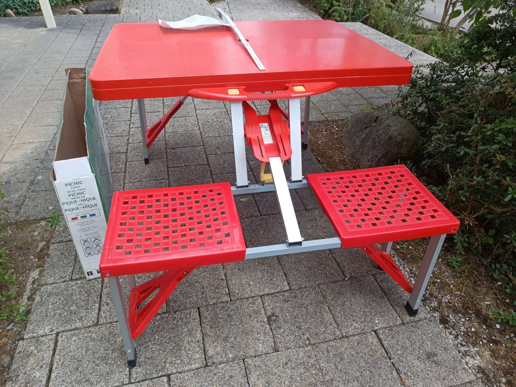 Tavoli: Campingtisch / Picknicktisch im Koffer – Usato da Steinhausen venduto da hschaefer 1