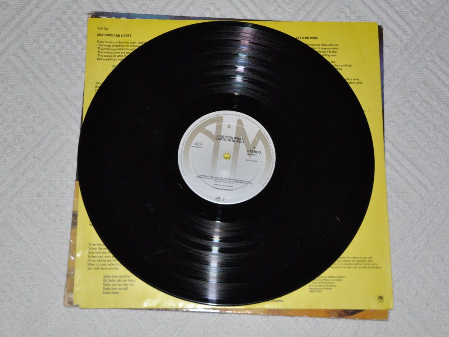 Vinyles: LP Chris de Burgh - Eastern Wind – D'occasion à Boll par Theodora15 4
