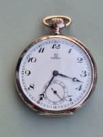 Omega Taschenuhr 800 Silber ca. 1935 Restaurationsobjekt