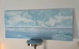 Grosses Wandbild, Sommerstimmung, Meer, 120x50