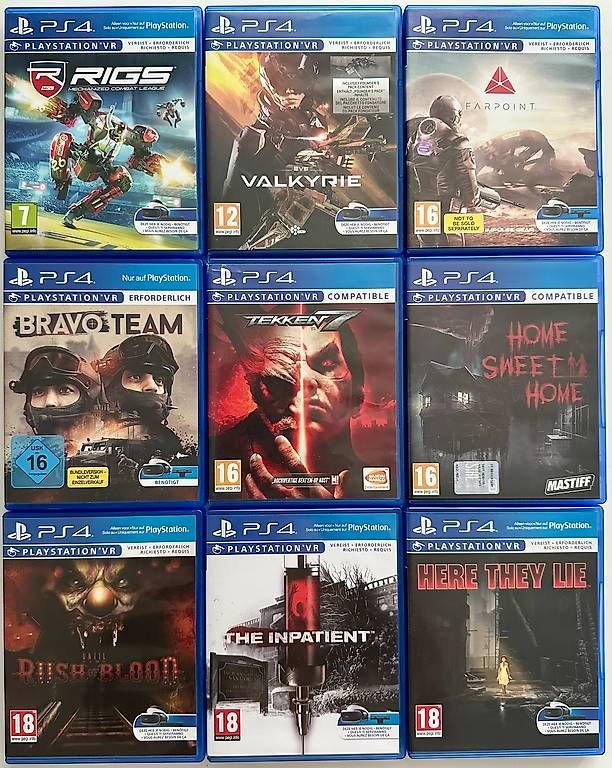 Giochi: PlayStation VR Games Collection PS4  – Usato da Couvet venduto da nay_prh5