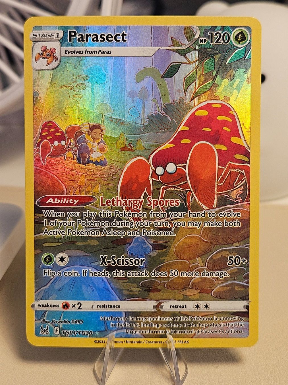 Pokémon Carte collezionabili: Pokemon Parasect (LOR TG01) – Usato da Dübendorf venduto da CRZH
