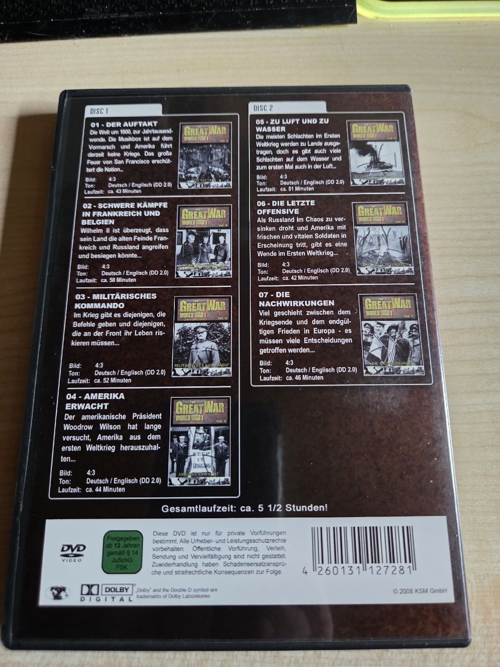 Tous les DVDs: World War 1 Collection – D'occasion à Böbikon par Domplex 1