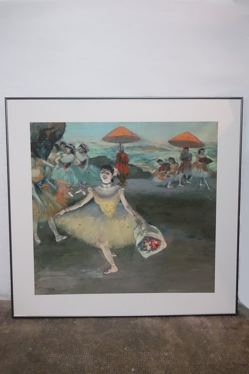 Degas Tanzklasse Leinwandbild – Gerahmt, Made In Italy, Individuell Anfertigbar