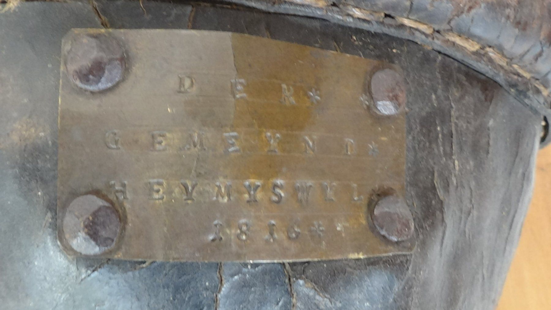 Altro per la casa: Feuerwehr Ledereimer Heimiswil 1816 – Usato da Wiedlisbach venduto da Bobesch10 4