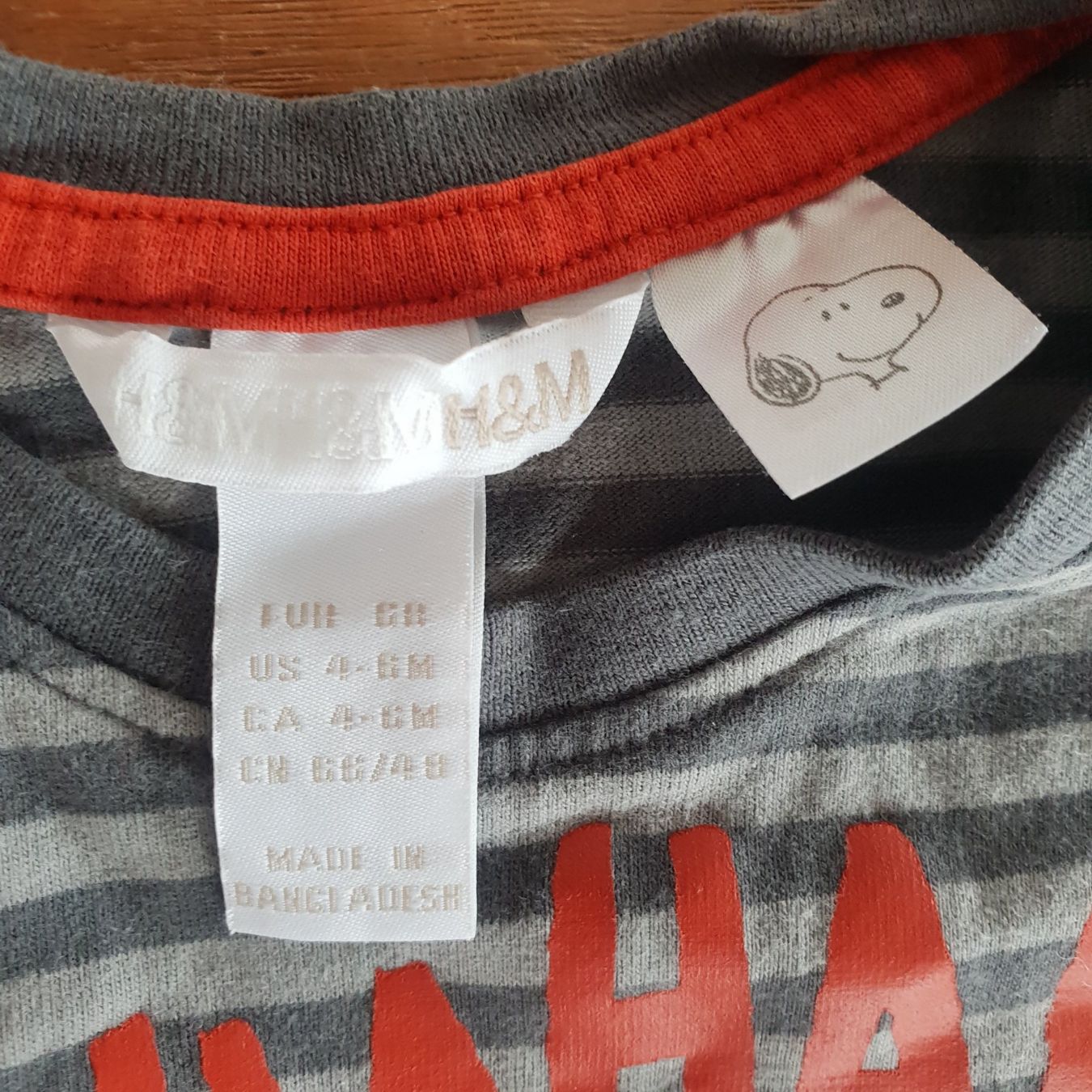 H&M Maglioni & Felpe: 🐸 BABY PULLOVER SNOOPY PEANUTS 68 – Usato da Môtier (Vully) venduto da Frogs 5