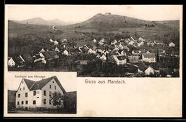 Mandach, Gasthaus zum Hirschen, Ortsansi