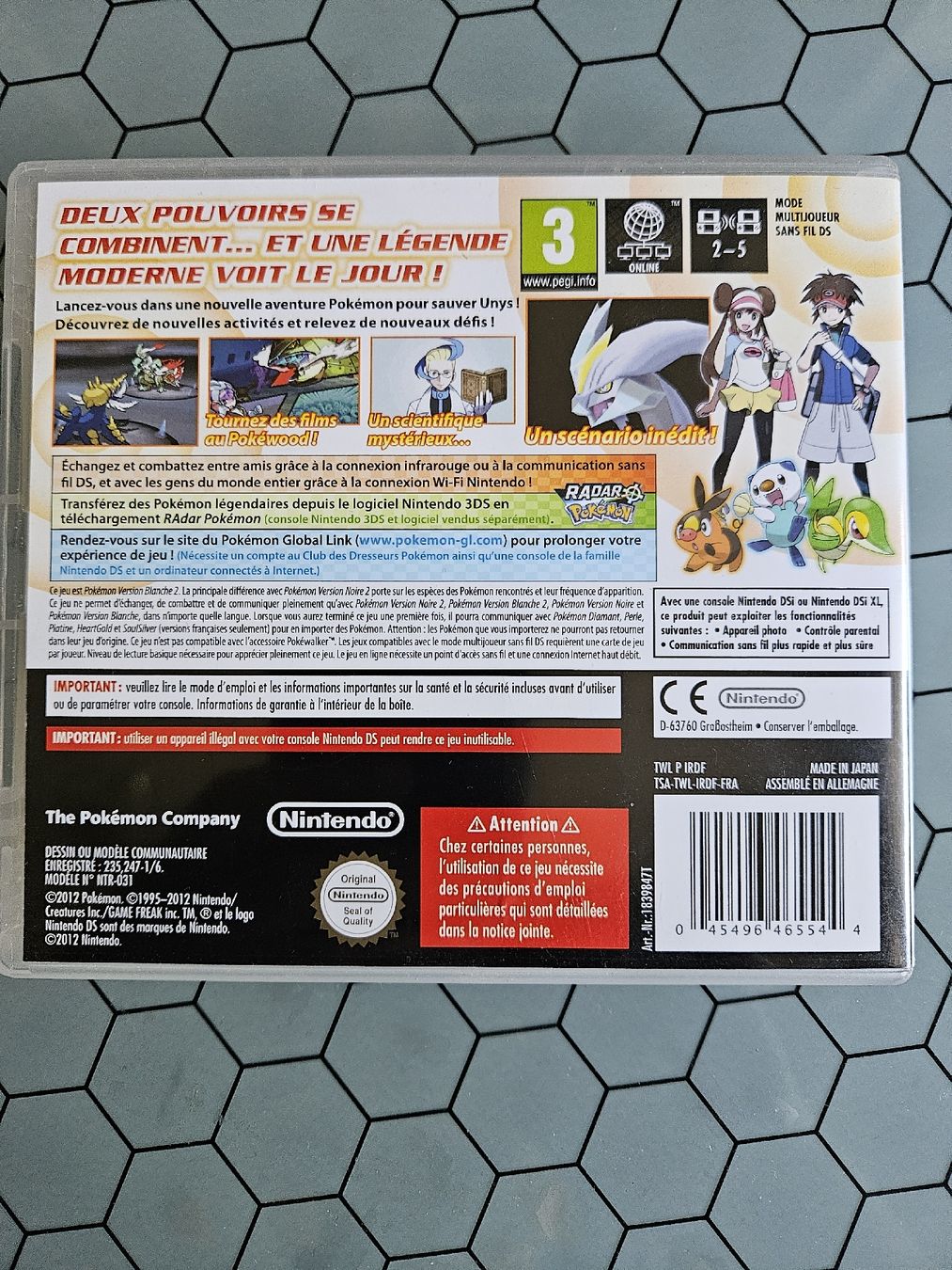 Nintendo Giochi: Nintendo ds Pokémon Version Blanche 2 – Usato da Genève venduto da Pedro67 2