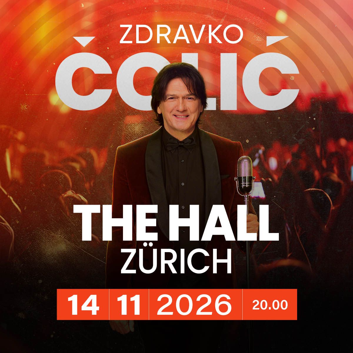 Biglietti: Zdravko Colic The Hall 14.11.2026 – Nuovo e nell'imballaggio originale da Zürich venduto da tzhstni