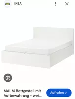 Bett Malm Ikea inkl. Lattenrost 90x200cm