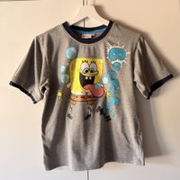Cooles Spongebob T-Shirt, Gr. 152, Grau, Top! , Nickelodeon