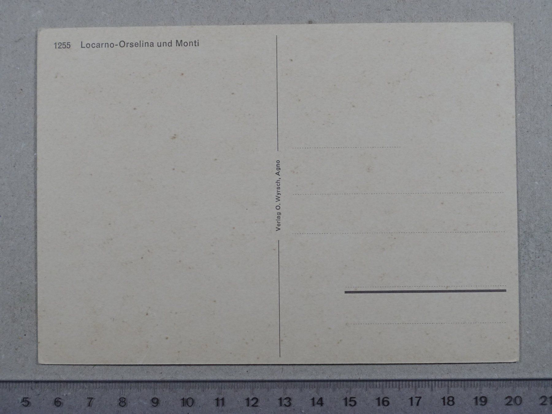 Cartoline postali: Locarno Orselina – Usato da Lenzburg venduto da fh1 1