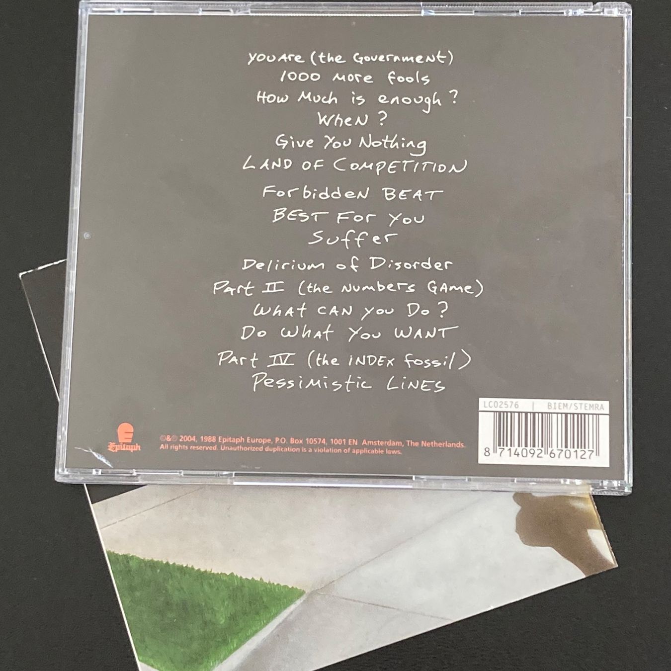 CD: Bad Religion - Suffer – Usato da Bern venduto da Ntsamina 1