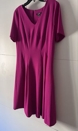 Elegantes Sommerkleid Gr. 16 Pink, schickes Kleid Neu !