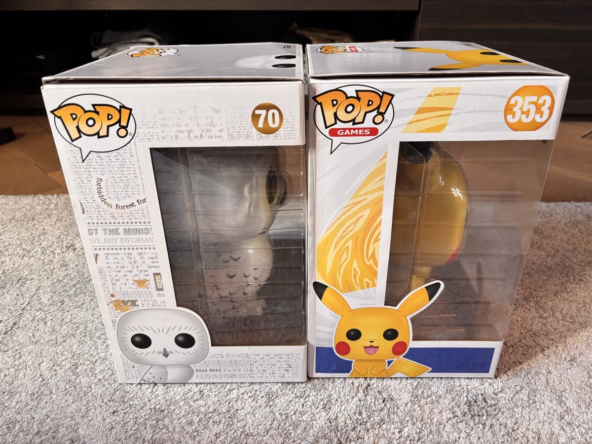 Funko Statuette: Two big funko pops,pikachu and hedwig – Usato da Ascona venduto da ElfieLove 3