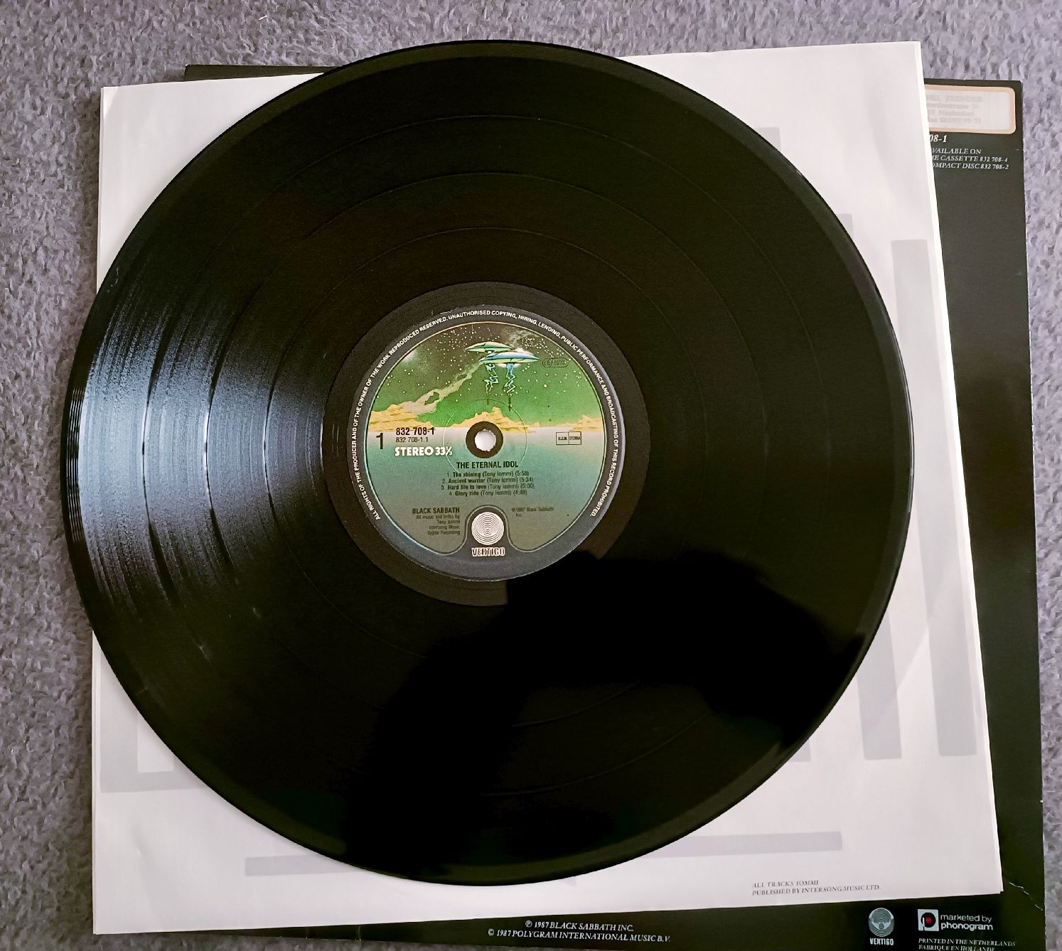 Dischi in vinile: BLACK SABBATH - The Eternal Idol LP – Usato da Luzern venduto da cryptonic79 2