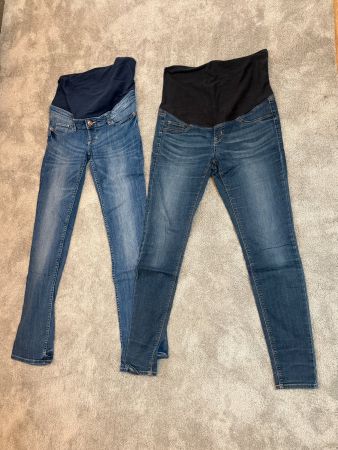 2 Stück Jeans Gr 40 - Schwangerschaftsmode / Umstandsmode