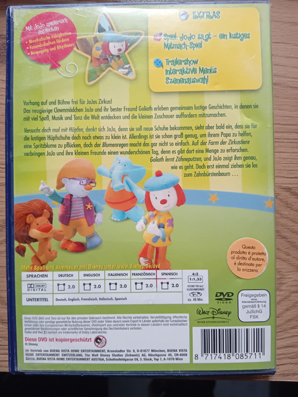 Tutti i DVDs: DVD - Jojos Zirkus – Usato da Affoltern am Albis venduto da Woozle-Goozle 1