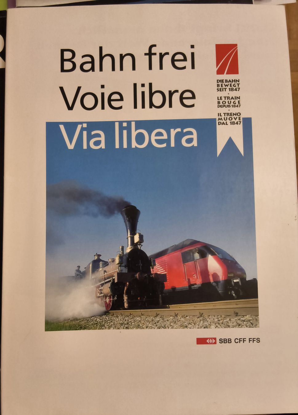 Livres: SBB Buch Bahn frei 3 sprachig 1997 – Neuf (Voir description) à Hallau par histoiremerveilleuse