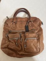 Echtleder Tasche Cognacfarben