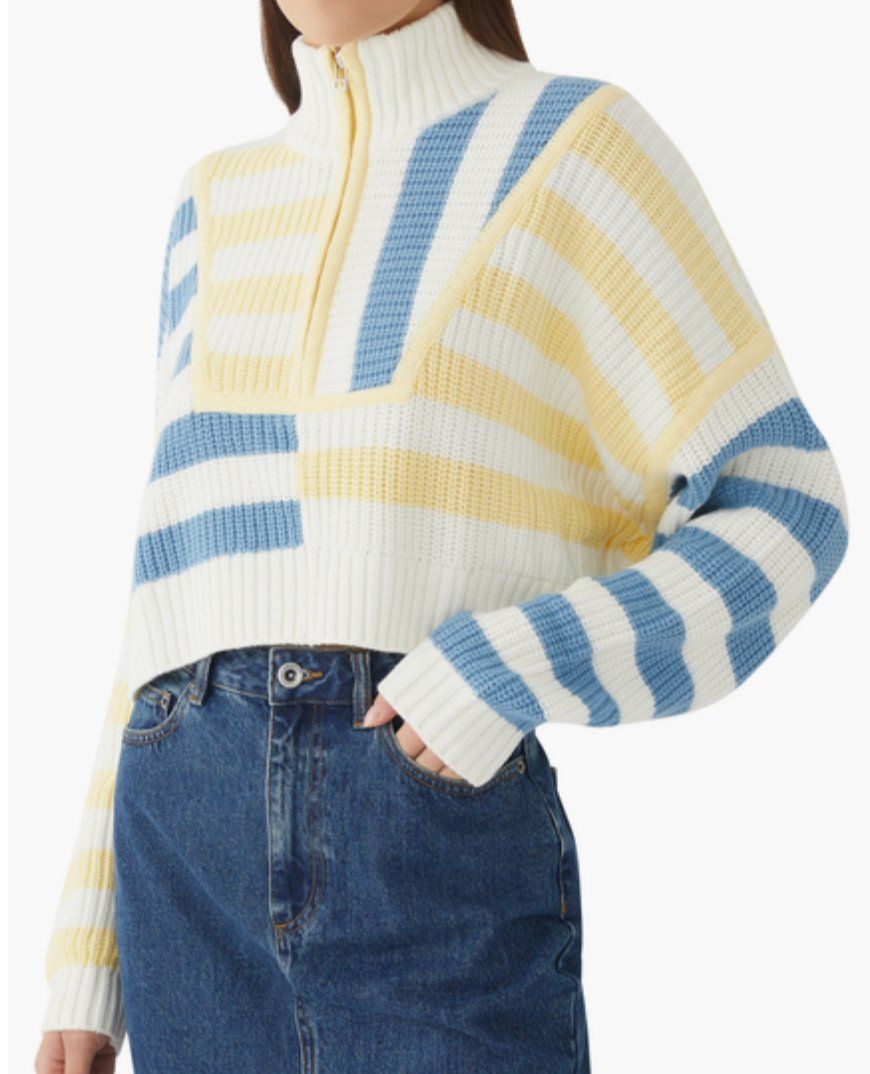 Maglioni & Felpe: Staud Cropped Hampton Sweater Pullover 🩵 – Usato da Wettingen venduto da Hbeluga